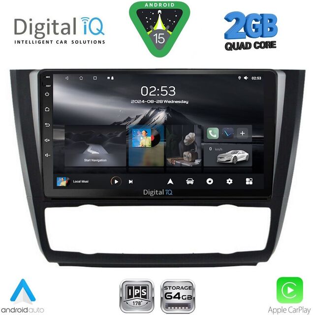 DIGITAL IQ RSD 1040_CPA CLIMA (9inc) MULTIMEDIA TABLET for BMW S.1  E81-82-87-88 mod. 2004-2013