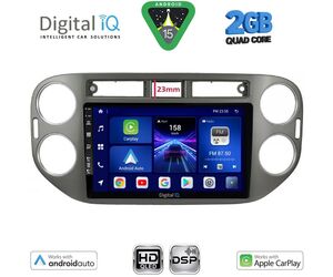 DIGITAL IQ BXC 3760GR_CPAA (9inc) MULTIMEDIA TABLET for  VW TIGUAN  mod. 2011-2016 (GREY)