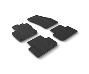 LAMPA - ΠΑΤΑΚΙΑ ΑΥΤΟΚΙΝΗΤΟΥ ΑΠΟ ΛΑΣΤΙΧΟ ΓΙΑ VW TIGUAN 5D ΑΥΤΟΜΑΤΟ 12/2023+ ΣΕ ΜΑΥΡΟ ΧΡΩΜΑ ME ΚΟΥΜΠΩΜΑΤΑ - 4 ΤΕΜ.