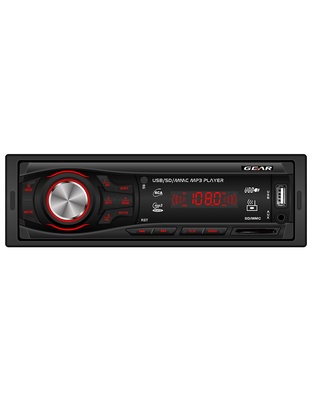 RADIO GEAR 100Ρ USB/MP3/WMA/AUX IN ΜΕ ΚΟΚΚΙΝΟ ΦΩΤΙΣΜΟ 4x45w