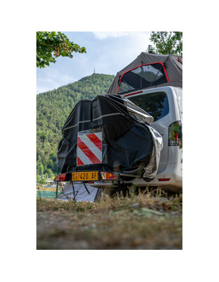 Nordrive - Κουκούλα/κάλυμμα για 3 ποδήλατα 190x50x130cm για βάση κοτσαδόρου Tow & Park Bike Cover - 1 τεμ. (L.N60058)