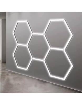 LED ΕΞΑΓΩΝΙΚΟ ΦΩΤΙΣΤΙΚΟ ΜΕ 5 ΚΥΨΕΛΕΣ ΨΥΧΡΟ ΦΩΣ 6500Κ RZ-57437