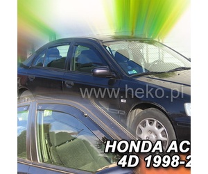 ΑΝΕΜΟΘΡΑΥΣΤΕΣ ΓΙΑ HONDA ACCORD VI 4D 10/1998-2003 / ACURA TL II 1999-2003 ΖΕΥΓΑΡΙ ΑΠΟ ΕΥΚΑΜΠΤΟ ΦΙΜΕ ΠΛΑΣΤΙΚΟ HEKO - 2 ΤΕΜ.