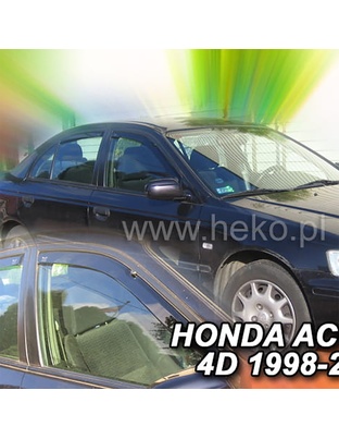 ΑΝΕΜΟΘΡΑΥΣΤΕΣ ΓΙΑ HONDA ACCORD VI 4D 10/1998-2003 / ACURA TL II 1999-2003 ΖΕΥΓΑΡΙ ΑΠΟ ΕΥΚΑΜΠΤΟ ΦΙΜΕ ΠΛΑΣΤΙΚΟ HEKO - 2 ΤΕΜ.