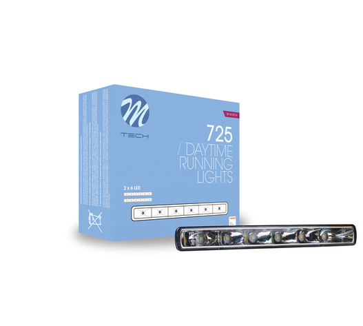 ΠΡΟΣΘΕΤΟ DAYTIME DRL LD725SE 12V - OSRAM - ΔΙΕΘΝΕΣ ΜΕ 6HP LED - 180 Χ 36 Χ 21mm - 2 ΤΕΜ. M-TECH