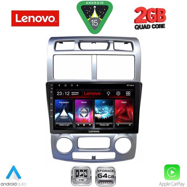 LENOVO LVD 2324SL_CPA (CLIMA) (9inc) MULTIMEDIA TABLET for KIA SPORTAGE mod. 2004-2010