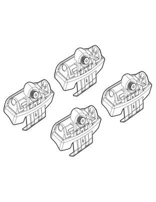 ΑΚΡΑ ΓΙΑ ΜΠΑΡΕΣ NORDRIVE ΓΙΑ TOYOTA VERSO 2009+ KIT