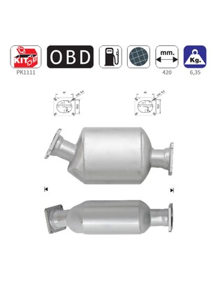 ΦΙΛΤΡΟ DPF ΣΙΛΙΚΟΝΟΥΧΟ ΚΑΡΒΙΔΙΟ SIC BMW 525TD/530D/730D/X5 2.5-3.0TD 24V M57N 2003-2008