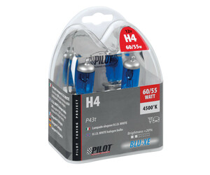 H4 12V 60/55W BLU-XE 4.500K +20% ΚΟΥΤΙ 2ΤΕΜ.