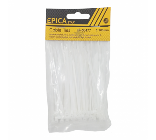 ΔΕΜΑΤΙΚΑ ΚΑΛΩΔΙΩΝ 100ΤΜΧ 3*100mm EPICA STAR EP-60477