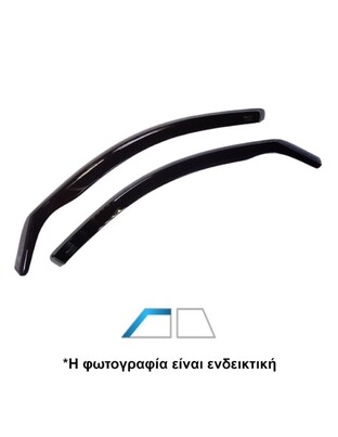 ΑΝΕΜΟΘΡΑΥΣΤΕΣ ΓΙΑ MERCEDES 1838 SK 2D 1994 VAN ΖΕΥΓΑΡΙ ΑΠΟ ΕΥΚΑΜΠΤΟ ΦΙΜΕ ΠΛΑΣΤΙΚΟ HEKO - 2 ΤΕΜ.