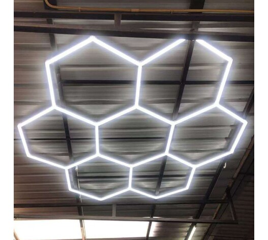 LED ΕΞΑΓΩΝΙΚΟ ΦΩΤΙΣΤΙΚΟ ΜΕ 7 ΚΥΨΕΛΕΣ ΨΥΧΡΟ ΦΩΣ 6500Κ RZ-57420