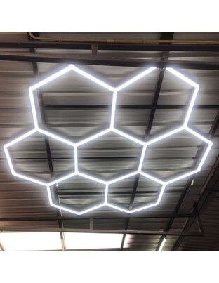 LED ΕΞΑΓΩΝΙΚΟ ΦΩΤΙΣΤΙΚΟ ΜΕ 7 ΚΥΨΕΛΕΣ ΨΥΧΡΟ ΦΩΣ 6500Κ RZ-57420