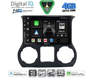 DIGITAL IQ BXK 19296_CPAA (10inc) MULTIMEDIA TABLET for JEEP WRANGLER  mod. 2014-2017