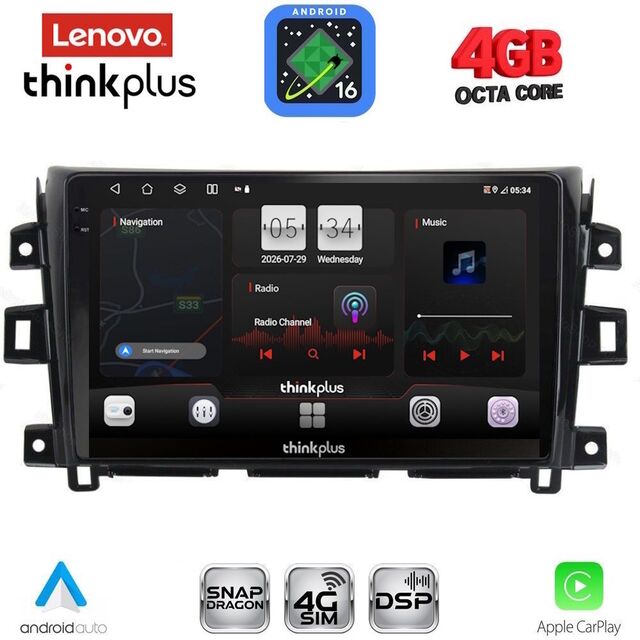 LENOVO LTG 7456_CPA (10inc) MULTIMEDIA TABLET for NISSAN NAVARA mod. 2016-2025