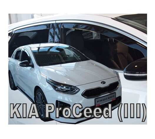 ΑΝΕΜΟΘΡΑΥΣΤΕΣ ΓΙΑ KIA PRO CEED III 5D 2019+ ΣΕΤ ΑΥΤΟΚΙΝΗΤΟΥ ΑΠΟ ΕΥΚΑΜΠΤΟ ΦΙΜΕ ΠΛΑΣΤΙΚΟ HEKO - 4 ΤΕΜ.