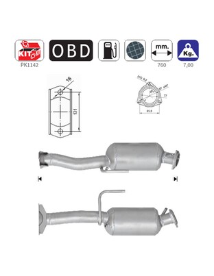 ΦΙΛΤΡΟ DPF ΣΙΛΙΚΟΝΟΥΧΟ ΚΑΡΒΙΔΙΟ SIC JEEP COMMANDER/CHEROKEE 2.7 + 3.0 TD 2002-2010