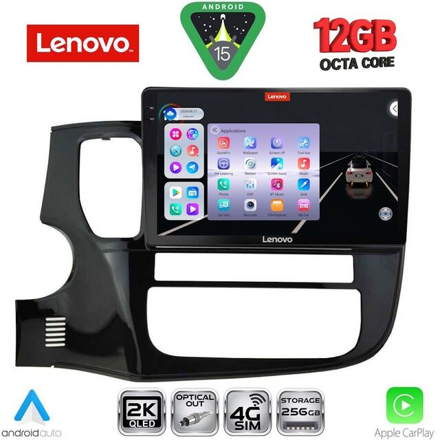 LENOVO SSZ 12443_CPA (10inc) MULTIMEDIA TABLET for MITSUBISHI OUTLANDER mod. 2013-2020
