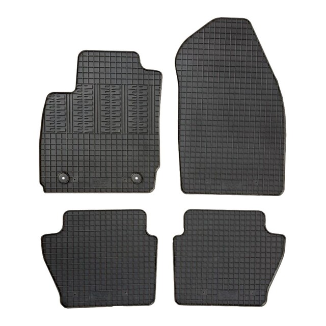 Cik - ΠΑΤΑΚΙΑ ΑΥΤΟΚΙΝΗΤΟΥ ΑΠΟ ΛΑΣΤΙΧΟ ΓΙΑ FORD FIESTA 3D / 5D 06/2017+ / FORD PUMA 11/2019+ ΣΕ ΜΑΥΡΟ ΧΡΩΜΑ ΜΕ ΚΟΥΜΠΩΜΑΤΑ - 4 ΤΕΜ. (RM.FO.0032/CK)