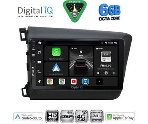 DIGITAL IQ BXF 171904D_CPAA (9inc) MULTIMEDIA TABLET for HONDA CIVIC 4Doors mod. 2012-2016