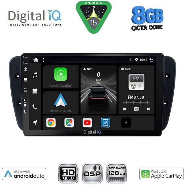 DIGITAL IQ BXF 18571_CPAA (9inc) MULTIMEDIA TABLET for SEAT IBIZA mod. 2008-2015