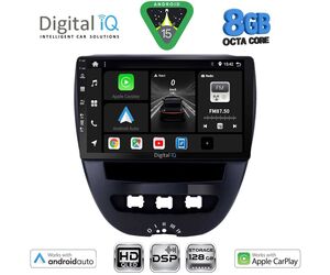 DIGITAL IQ BXF 18707_CPAA (10inc) MULTIMEDIA TABLET for CITROEN C1-PEUGEOT 107-TOYOTA AYGO mod. 2005-2014