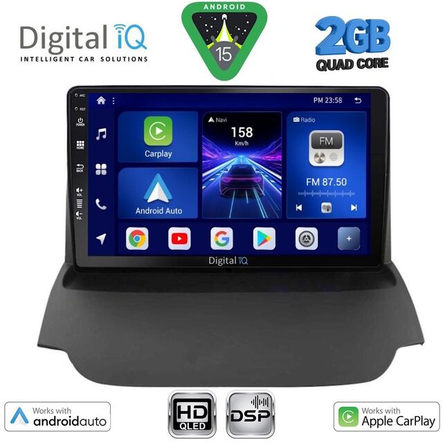 DIGITAL IQ BXC 3151A_CPAA (9inc) MULTIMEDIA TABLET for FORD ECOSPORT mod. 2012-2018