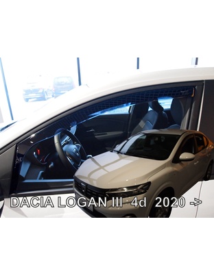 ΑΝΕΜΟΘΡΑΥΣΤΕΣ ΓΙΑ DACIA LOGAN 4D 2004 ΖΕΥΓΑΡΙ ΑΠΟ ΕΥΚΑΜΠΤΟ ΦΙΜΕ ΠΛΑΣΤΙΚΟ HEKO - 2 ΤΕΜ.