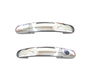 ΧΕΡΟΥΛΙΑ ΠΟΡΤΑΣ ΓΙΑ FORD FOCUS HB 3D 05-08  ΧΡΩΜΙΟ ΜΕΤΑΛΛΙΚΑ 2ΠΟΡΤΕΣ 2ΤΕΜ
