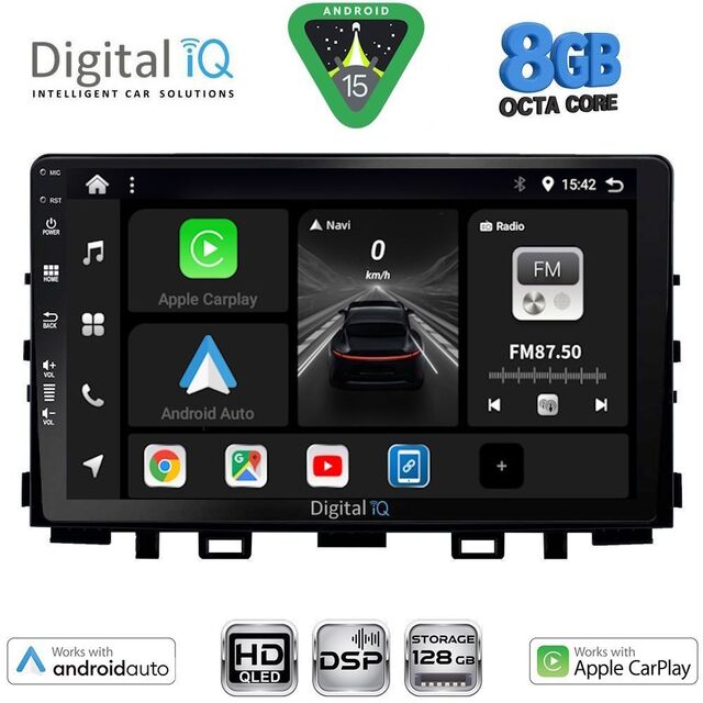 DIGITAL IQ BXF 18316_CPAA (9inc) MULTIMEDIA TABLET for KIA RIO mod. 2018-2026 – STONIC mod. 2017-2026