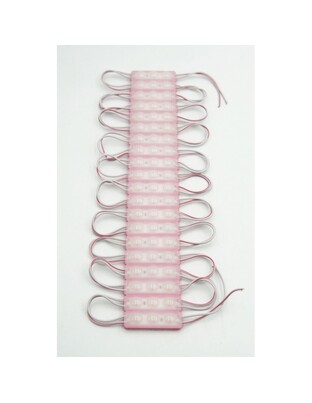 LED MODULE ΑΛΥΣΙΔΑ ΡΟΖ ΧΡΩΜΑ ΑΔΙΑΒΡΟΧΑ 12V 20ΤΜΧ AC-LI-0437