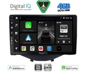 DIGITAL IQ BXF 16715_CPAA CLIMA-A/C (9inc) MULTIMEDIA TABLET for CITROEN C1-PEUGEOT 108-TOYOTA AYGO mod. 2014-2022