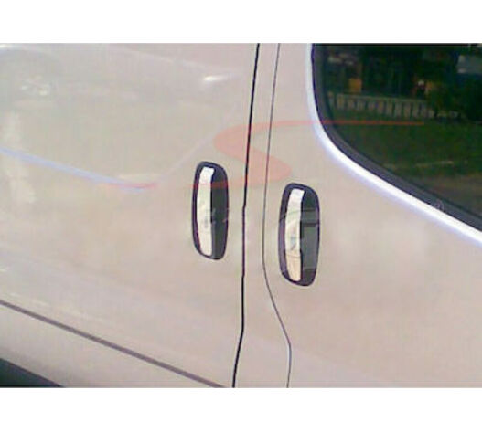 ΧΕΡΟΥΛΙΑ ΠΟΡΤΑΣ ΓΙΑ RENAULT TRAFIC 2001-2010  ΧΡΩΜΙΟ ΜΕΤΑΛΛΙΚΑ 5ΤΕΜ.