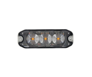 ΣΤΡΟΜΠΟ ΠΟΡΤΟΚΑΛΙ 12/24V 3 LED 4 ΧΡΗΣΕΩΝ ΑΔΙΑΒΡΟΧΟ IP67 (ΠΑΧΟΣ: 7mm) 88x30mm  LAMPA - 1 TEM.