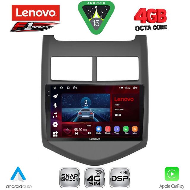 LENOVO SSQ 9074A_CPA (9inc) MULTIMEDIA TABLET for CHEVROLET AVEO mod. 2011-2014