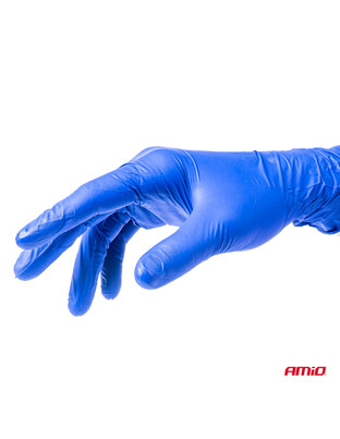 Amio - ΓΑΝΤΙΑ ΝΙΤΡΙΛΙΟΥ MERCATOR NITRYLEX BASIC ΜΙΑΣ ΧΡΗΣΗΣ ΣΕ ΜΠΛΕ ΧΡΩΜΑ LARGE (L) - 100 ΤΕΜ. (MER02958/AM)