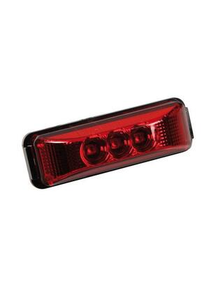 Φως Φορτηγού 24V 3LED Κόκκινο 103x35mm