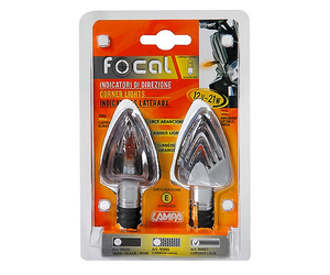 ΦΛΑΣ ΜΗΧΑΝΗΣ FOCAL 12V 21W (78x37mm) ΧΡΩΜΙΟ -2 ΤΕΜ.