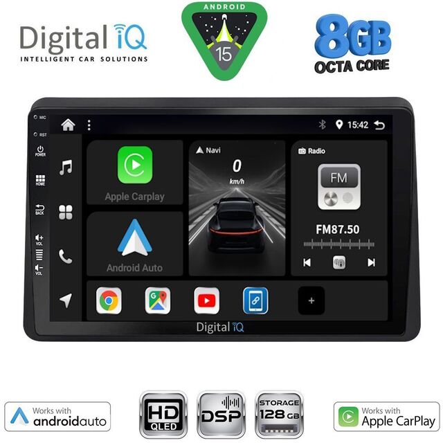 DIGITAL IQ BXF 7553_CPAA (10inc) MULTIMEDIA TABLET for NISSAN NV400 – OPEL MOVANO – RENAULT MASTER mod. 2020-2026