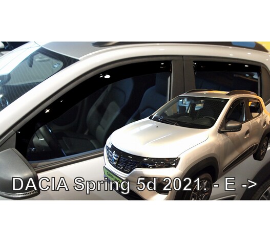 ΑΝΕΜΟΘΡΑΥΣΤΕΣ ΓΙΑ DACIA SPRING ELECTRIC 5D 2021+  ΣΕΤ ΑΥΤΟΚΙΝΗΤΟΥ ΑΠΟ ΕΥΚΑΜΠΤΟ ΦΙΜΕ ΠΛΑΣΤΙΚΟ HEKO - 4 ΤΕΜ.