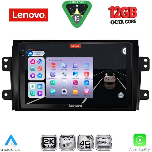 LENOVO SSZ 12688_CPA (9inc) MULTIMEDIA TABLET for FIAT SEDICI – SUZUKI SX4 mod. 2005-2013