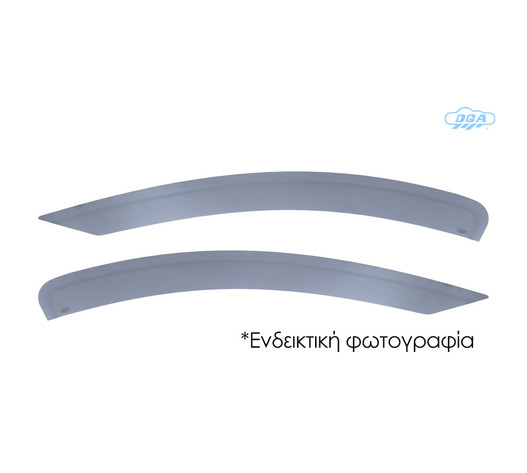 ΖΕΥΓΑΡΙ ΜΠΡΟΣΤΙΝΟΙ ΑΝΕΜΟΘΡΑΥΣΤΕΣ ΕΞΩΤΕΡΙΚΟΙ ΑΥΤΟΚΟΛΛΗΤΟΙ ΓΙΑ OPEL ASTRA H 5D 2004-2009 ΕΥΚΑΜΠΤΟ ΧΥΤΟ ΑΚΡΥΛΙΚΟ ΓΥΑΛΙ (CAST ACRYLIC GLASS) DGA - 2 ΤΕΜ.