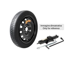 ΡΕΖΕΡΒΑ ΣΙΔΕΡΕΝΙΑ 115/70-15  ΚΑΡΕ 4x98 ΚΕΝΤΡΟ 58mm NO STOP ΚΙΤ {γρύλλος, Μπουλονόκλειδο, Τσάντα)