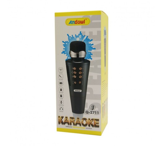 ΜΙΚΡΟΦΩΝΟ ΑΣΥΡΜΑΤΟ KARAOKE ANDOWL Q-2711