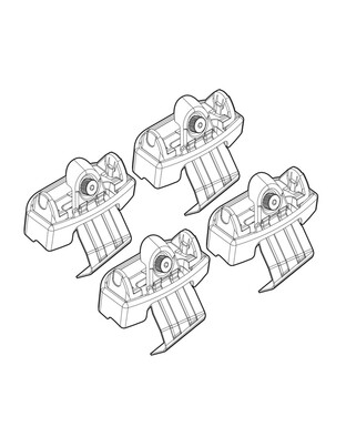 ΑΚΡΑ ΓΙΑ ΜΠΑΡΕΣ NORDRIVE ΓΙΑ VOLVO V50 (no railing) 02/04+ KIT