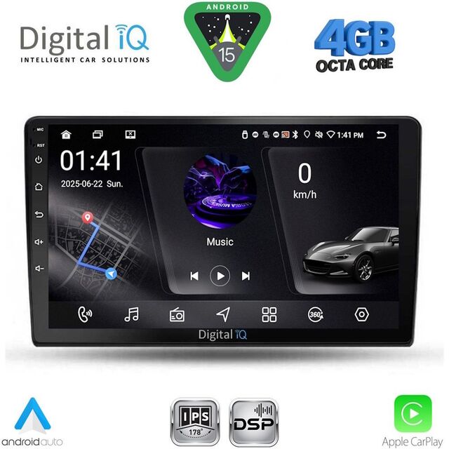 DIGITAL IQ RSG 6103B_CPA (9inc) MULTIMEDIA TABLET for DACIA DUSTER mod. 2012-2019