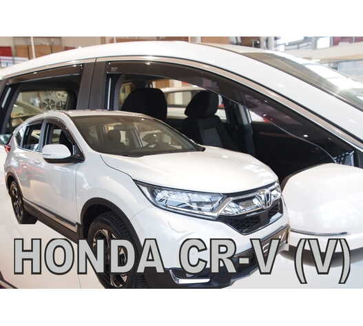 ΑΝΕΜΟΘΡΑΥΣΤΕΣ ΓΙΑ HONDA CR-V 5D 2018+  ΣΕΤ ΑΥΤΟΚΙΝΗΤΟΥ ΑΠΟ ΕΥΚΑΜΠΤΟ ΦΙΜΕ ΠΛΑΣΤΙΚΟ HEKO - 4 ΤΕΜ.