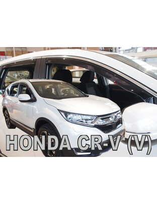 ΑΝΕΜΟΘΡΑΥΣΤΕΣ ΓΙΑ HONDA CR-V 5D 2018+  ΣΕΤ ΑΥΤΟΚΙΝΗΤΟΥ ΑΠΟ ΕΥΚΑΜΠΤΟ ΦΙΜΕ ΠΛΑΣΤΙΚΟ HEKO - 4 ΤΕΜ.