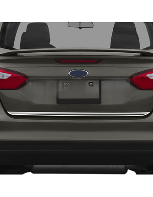 ΤΡΙΜ ΠΟΡΤ ΜΠΑΓΚΑΖ ΧΡΩΜΙΟΥ ΜΕΤΑΛΛΙΚ0 ΓΙΑ FORD FOCUS 4D 2018+ S-DIZAYN - 1 ΤΕΜ.