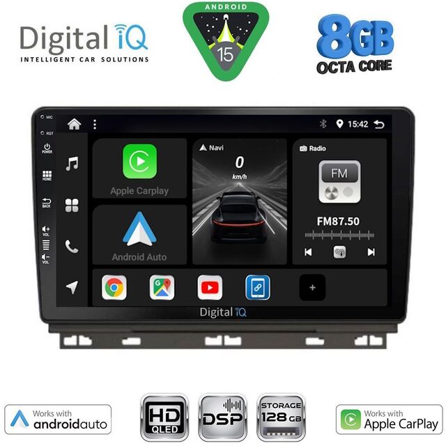 DIGITAL IQ BXF 7546_CPAA (9inc) MULTIMEDIA TABLET for RENAULT CLIO - CAPTUR mod. 2019-2026